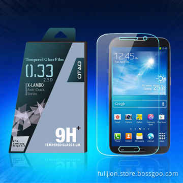 9H anti-crack 0.33mm 2.5D curved edge tempered glass screen protector for Samsung Galaxy Mega6.3